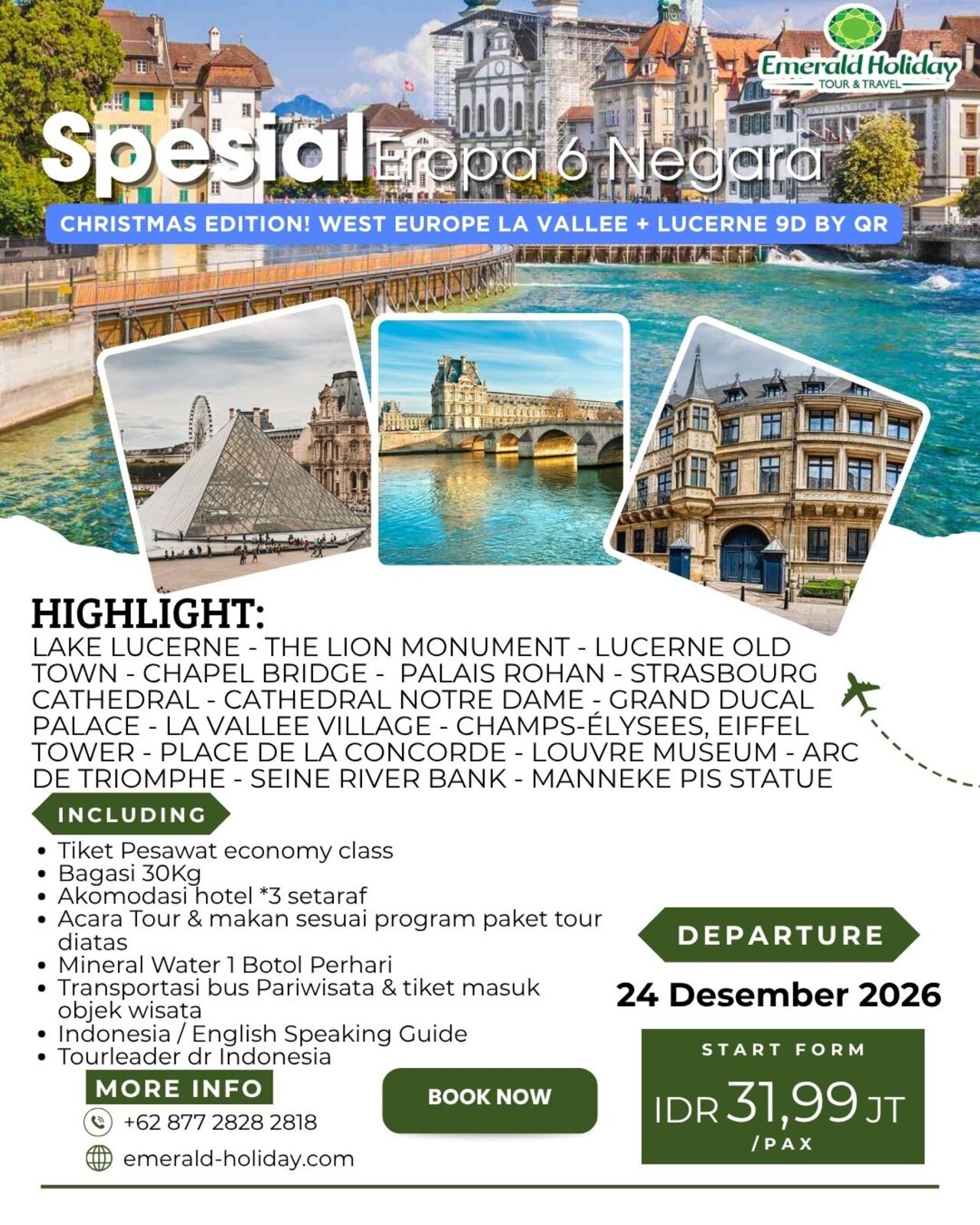 CHRISTMAS EDITION WEST EUROPE LA VALLEE LUCRENE 9D BY QR